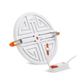 ⁦كشاف دفن بنل لون الانارة 3اضاءات متعددة 7-10 سم متعددة المقاسات ثلجي 18 واط⁩ - الصورة ⁦2⁩