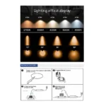 ⁦لمبة سبوت لايت المنيوم لون الانارة اصفر 12 واط توفل⁩ - الصورة ⁦2⁩