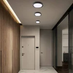 ⁦كشاف لطش ليد بنل اسود لون الانارة ابيض 30 سم 50 واط توفل⁩ - الصورة ⁦4⁩