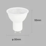 ⁦لمبة GU10 لون الانارة ازرق 7 واط⁩ - الصورة ⁦2⁩