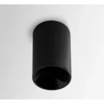 ⁦جرم سلندر مانع للتوهج اسطواني مفرد دائري غطاء اسود قاعدة لمبة GU10⁩ - الصورة ⁦3⁩