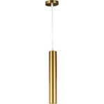 ⁦علاقي سلندر ذهبي زيتي مودرن 40 سم - لمبة GU10 - ارتفاع 2M⁩ - الصورة ⁦2⁩