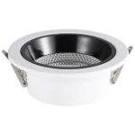 ⁦كشاف سبوت لايت مانع للتوهج المطور 4CCT ابيض لون الانارة قابلة للتغيير ( 3K,4K,6.5K ,3CO ) 10 سم 12 واط ضمان 3 سنوات⁩ - الصورة ⁦3⁩