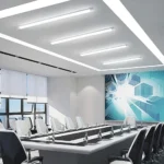 ⁦كشاف مستطيل غطاء شفاف لون الانارة ابيض 96 واط مقاس 120 سم⁩ - الصورة ⁦4⁩