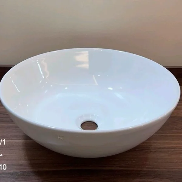 حوض مدور فوق الرخام