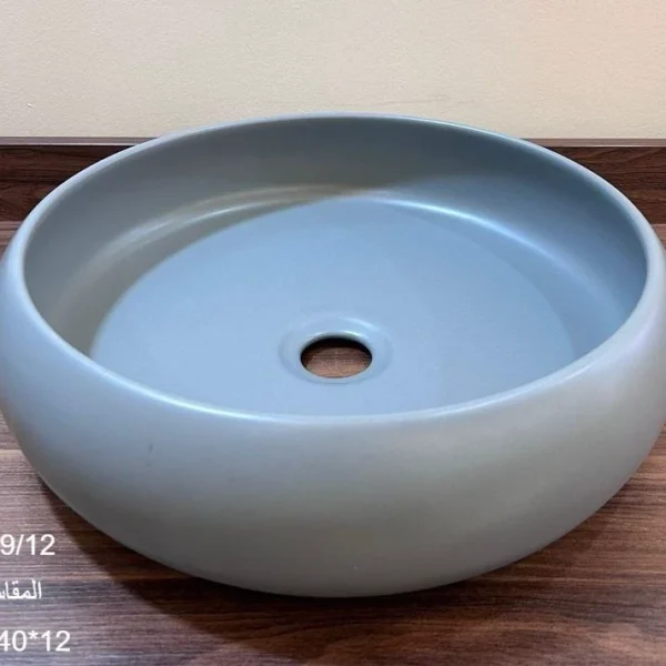 حوض دائري فوق الرخام